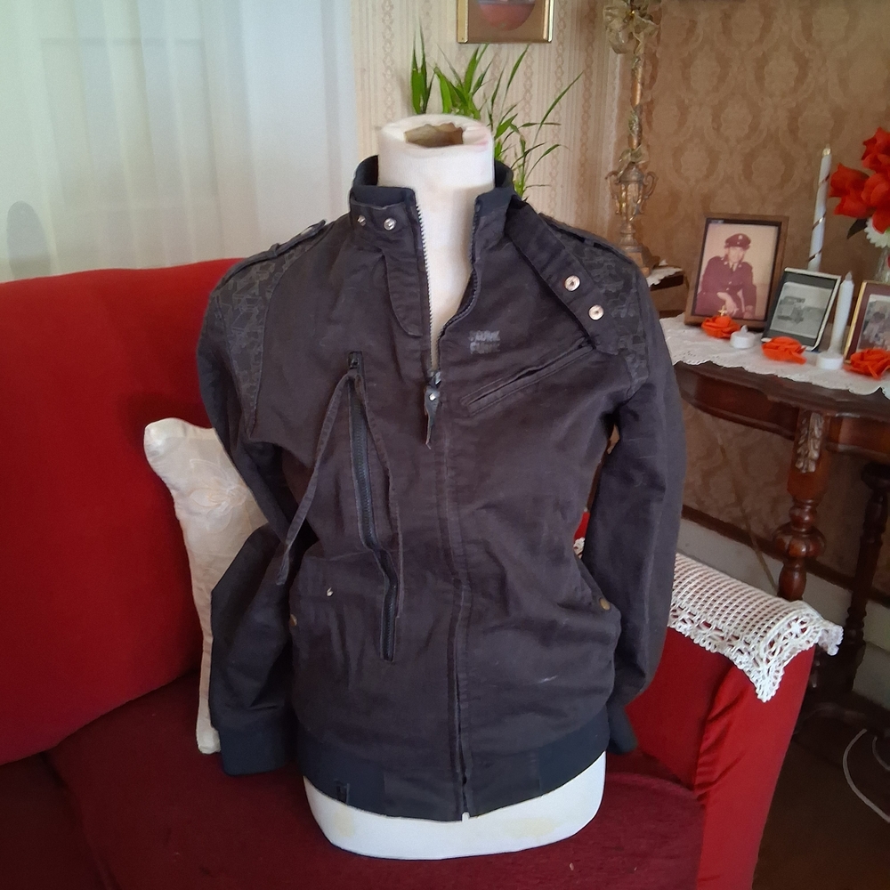Skunkfunk Charcoal Bomber Jacket
